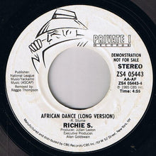 Load image into Gallery viewer, Richie S.* : African Dance (7", Single, Promo)