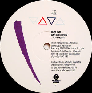 Grace Jones : Slave To The Rhythm (LP, Album)
