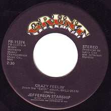 Load image into Gallery viewer, Jefferson Starship : Crazy Feelin' (7", Single)
