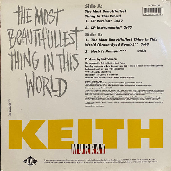 Keith Murray - The Most Beautifullest Thing In This World (12