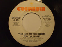 Load image into Gallery viewer, The Heath Brothers : For The Public (7", Promo)
