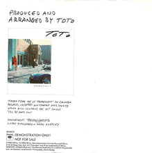 Load image into Gallery viewer, Toto : Without Your Love (7", Promo)