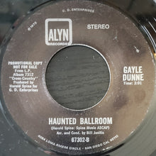 Load image into Gallery viewer, Gayle Dunne : Cross-Country / Haunted Ballroom (7", Promo)