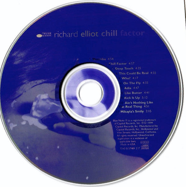Buy Richard Elliot : Chill Factor (CD, Album) Online for a great