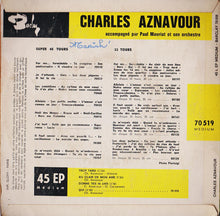 Load image into Gallery viewer, Charles Aznavour : Trop Tard (7", EP)