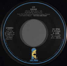 Load image into Gallery viewer, U2 : Desire (7", Single, Spe)