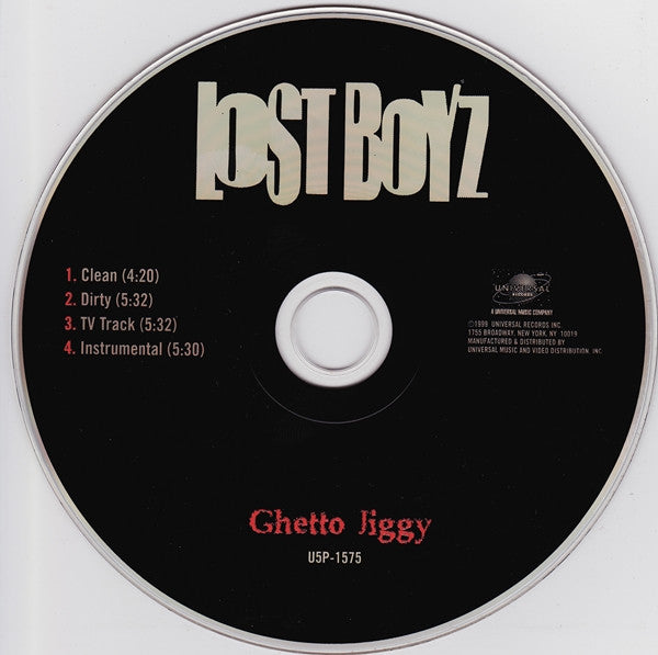 Lost Boyz - Ghetto Jiggy (CD, Single, Promo) (NM or M-)