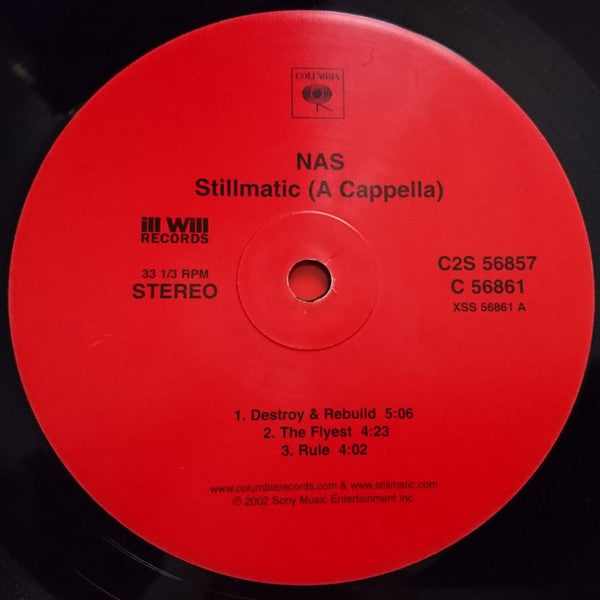 Buy Nas : Stillmatic (A Cappella) (2xLP) Online for a great price