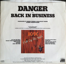 Load image into Gallery viewer, AC/DC : Danger b/w Back In Business (7", SP)