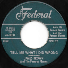 Load image into Gallery viewer, James Brown And The Famous Flames* : Try Me (I Need You) / Tell Me What I Did Wrong (7")
