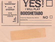 Load image into Gallery viewer, Syzygy (8) : Booshetabo (7")