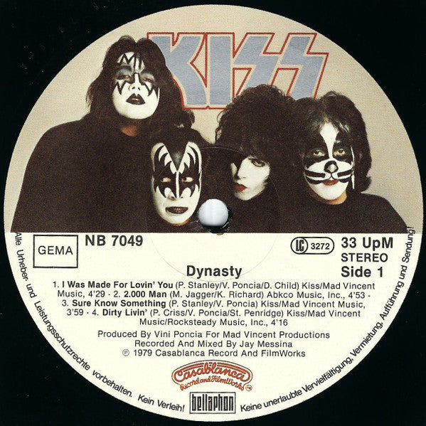Kiss - Dynasty (LP, Album) (VG)