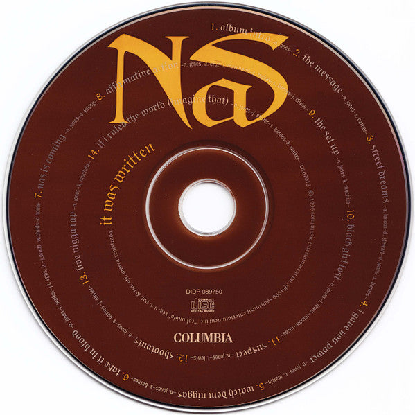 Nas - It Was Written (CD, Album) (NM or M-)