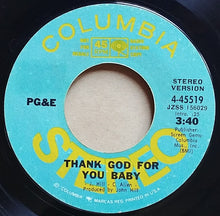 Load image into Gallery viewer, P G& E* : Thank God For You Baby (7", Promo)