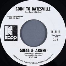 Load image into Gallery viewer, Guess & Abner : The Same Side Of Town (7", Promo)