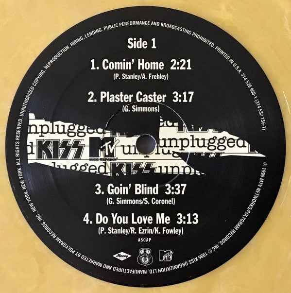 Buy Kiss : MTV Unplugged (2xLP, Album, Ltd, Yel) Online for a