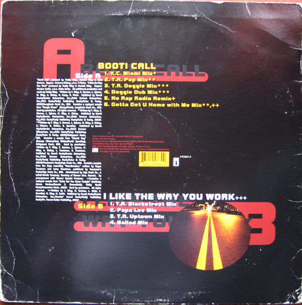 Blackstreet - Booti Call / I Like The Way You Work (12