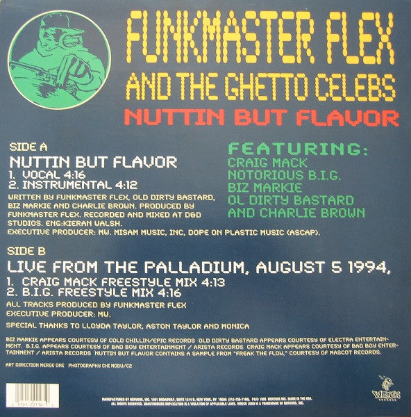 Funkmaster Flex And The Ghetto Celebs* - Nuttin But Flavor (12