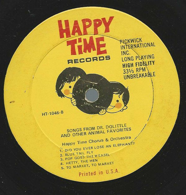 Buy Happy Time Chorus & Orchestra : Songs From Dr. Dolittle