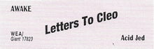 Load image into Gallery viewer, Letters To Cleo : Awake (7", Yel)