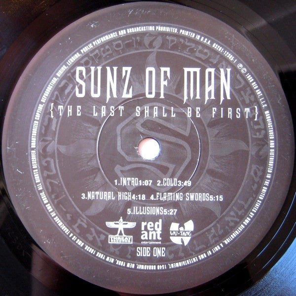 洋楽 SUNZ OF MAN the last shall be first 2LP Sunz of Man - Sunz of Man (Last Shall Be Fir - Amazon.com Music