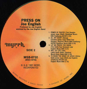 Joe English : Press On (LP)
