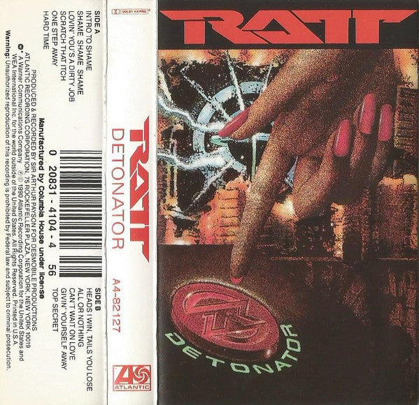 Buy Ratt : Detonator (Cass, Album, Club) Online for a great price
