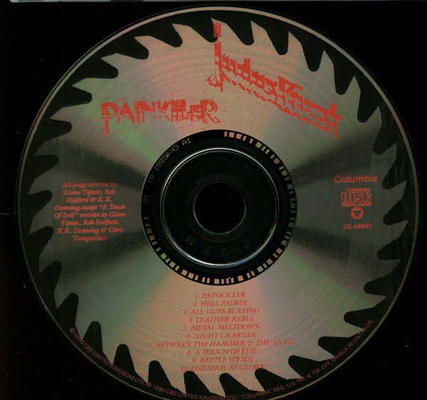 Painkiller by Judas Priest (CD, Sep-1990, Columbia (USA)) for sale online