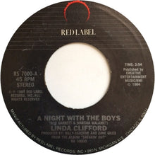 Load image into Gallery viewer, Linda Clifford : A Night With The Boys / I Just Want To Hold You (7", Single)