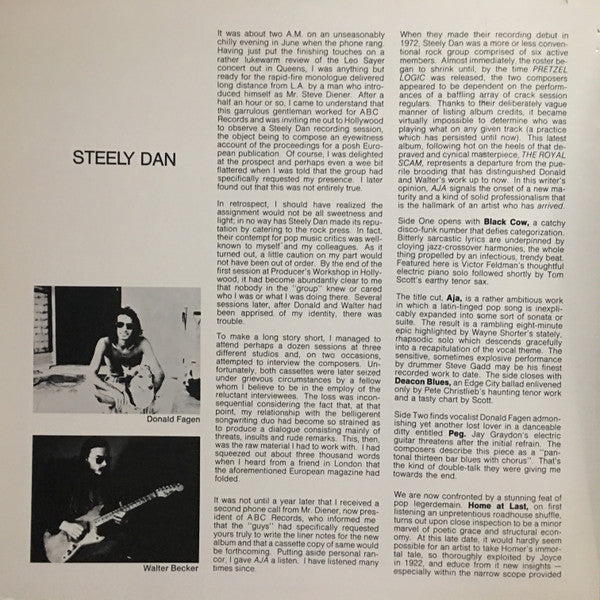 Buy Steely Dan : Aja (LP, Album, Gat) Online for a great price