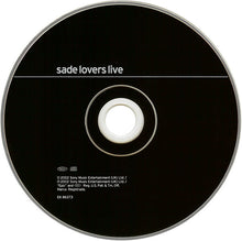 Load image into Gallery viewer, Sade : Lovers Live (CD, Album)