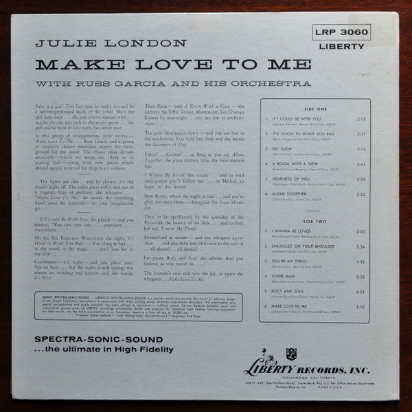 □激レア□美盤オリジナル□JULIE LONDON□MAKE LOVE TO ME□-