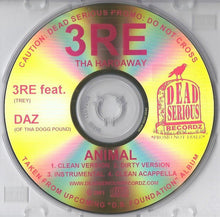 Load image into Gallery viewer, 3re Da Hardaway Featuring Daz* : Animal (CDr, Single, Promo)