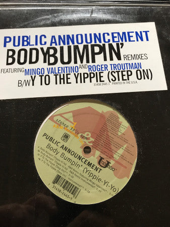 Buy Public Announcement : Body Bumpin' (Yippie-Yi-Yo) (12