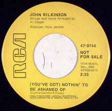 Load image into Gallery viewer, John Wilkinson : Make It Rain / (You've Got) Nothing To Be Ashamed Of (7", Single, Promo)