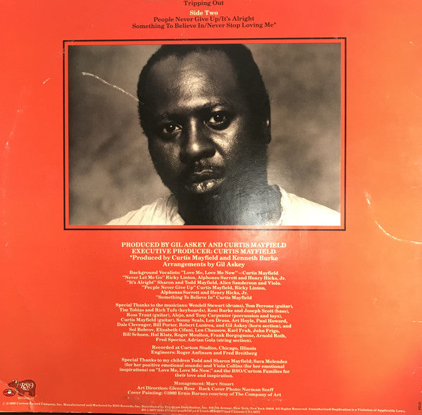 Curtis Mayfield - Something To Believe In (LP, Album, PRC) (VG+)