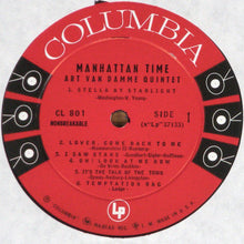Load image into Gallery viewer, The Art Van Damme Quintet : Manhattan Time (LP, Album, Mono)