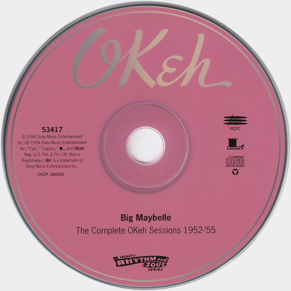 Buy Big Maybelle : The Complete OKeh Sessions 1952-'55 (CD, Comp