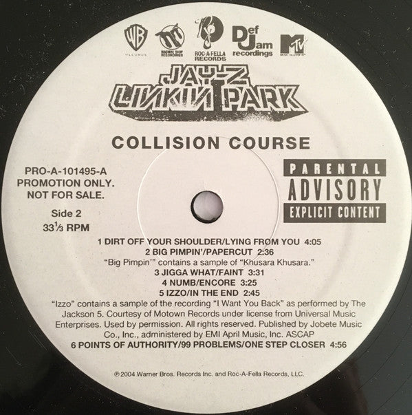 Buy Jay-Z / Linkin Park : Collision Course (12