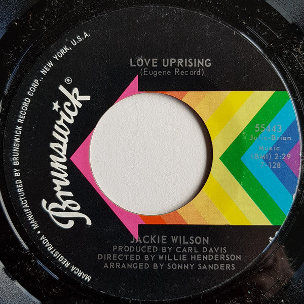 Buy Jackie Wilson : This Love Is Real / Love Uprising (7