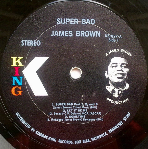 James Brown - Super Bad (LP, Album, Bla) (VG)