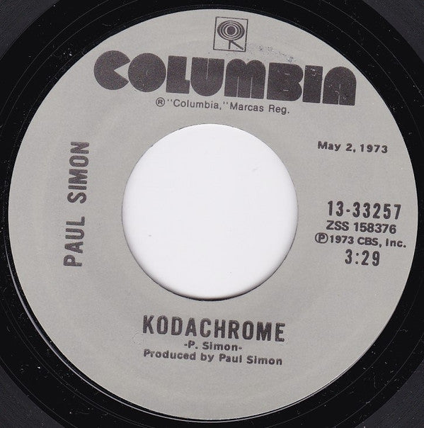 Paul Simon : Kodachrome / Loves Me Like A Rock (7