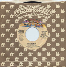 Load image into Gallery viewer, Village People : Macho Man  (7", Single, Mono, Promo)