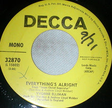Load image into Gallery viewer, Yvonne Elliman : Everything's Alright (7", Mono, Promo)