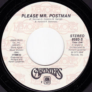 Carpenters : Solitaire / Please Mr. Postman (7", RE)