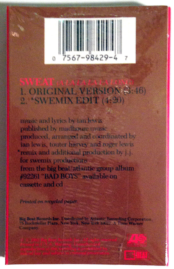 Buy Inner Circle Sweat (A La La La La Long) (Cass, Single, SR