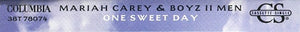 Mariah Carey & Boyz II Men : One Sweet Day (Cass, Single)