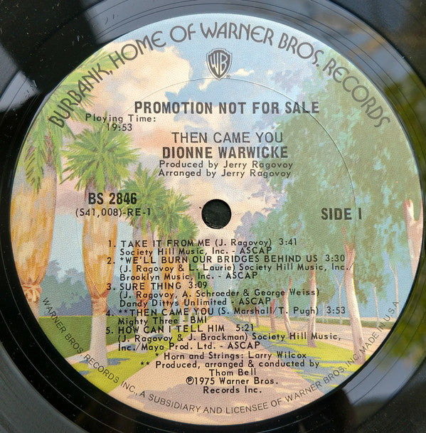 Buy Dionne Warwick : Then Came You (LP, Album, Promo) Online for a