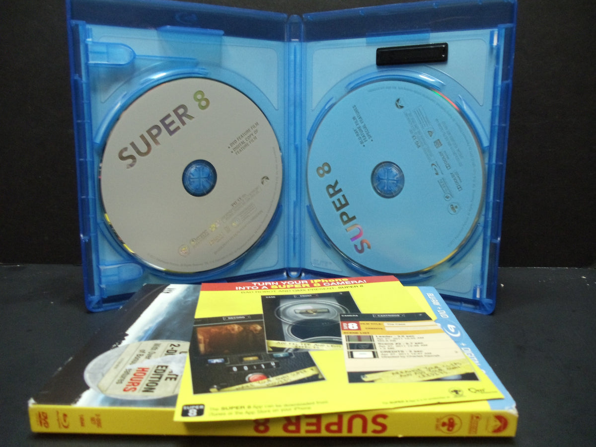 Super 8 (Blu-ray/DVD, 2011, 2-Disc Set) – Media Mania of