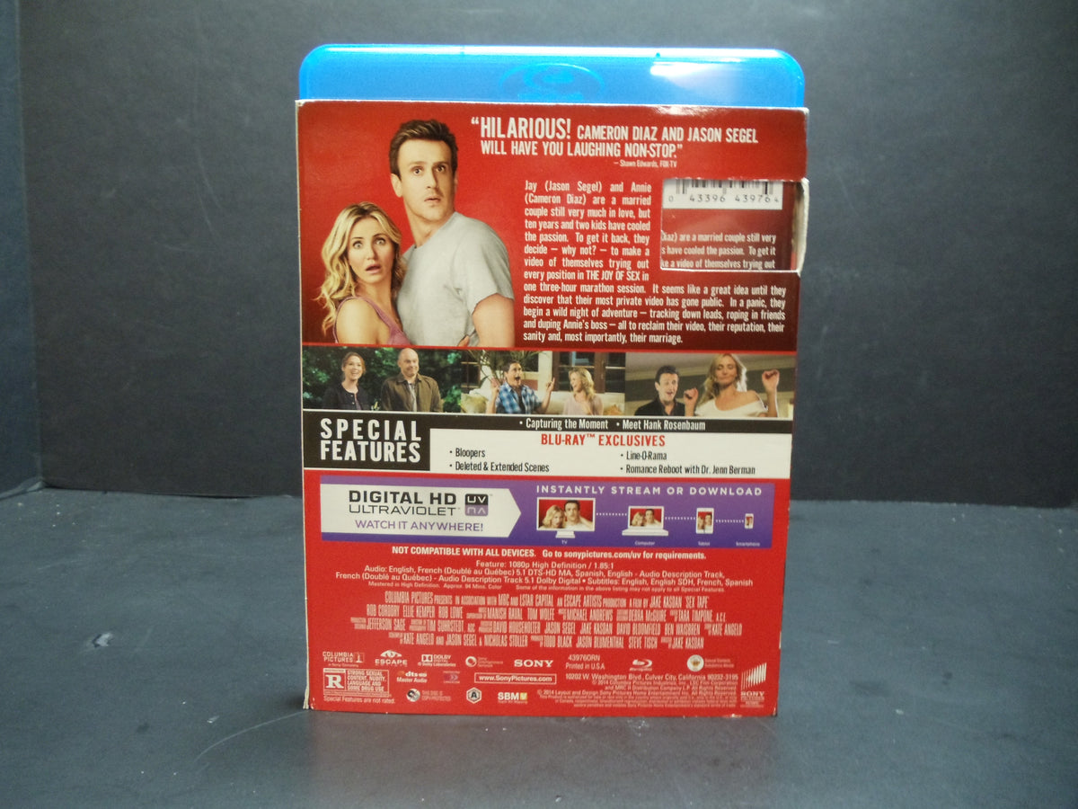 Sex Tape (Blu-ray Disc, 2014) – Media Mania of Stockbridge